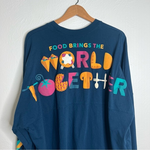 Disney Spirit Jersey Blue Epcot Food & Wine Festival 2022 Pullover Top Size XXL - Picture 10 of 10